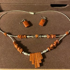 Necklace and earring set